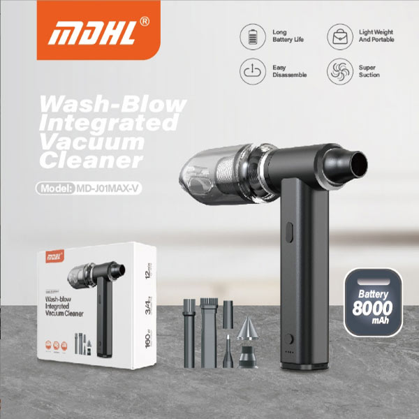 wash blow integrated vacuum cleaner